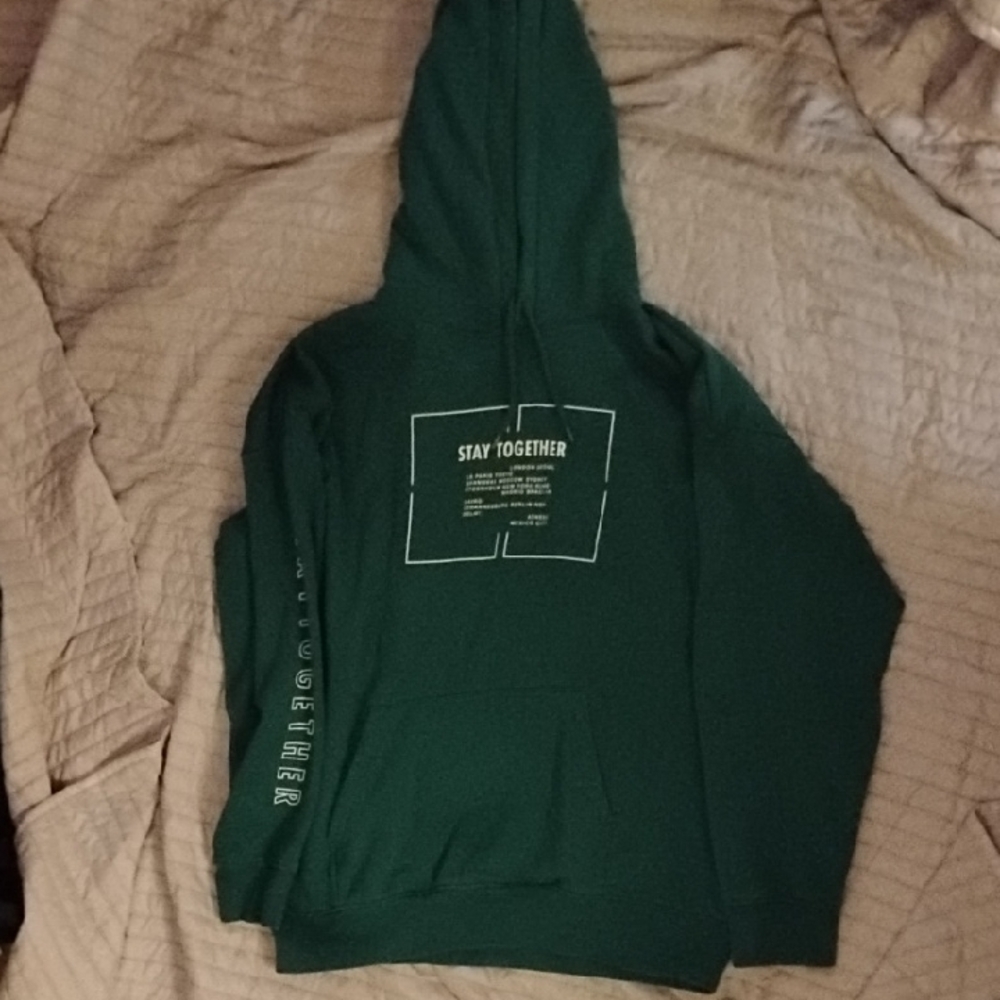 H&M Forest Green Relaxed Fit Hoodie